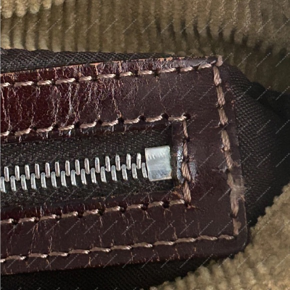 Vintage Fendi Brown Corduroy Baguette Bag - Picture 13 of 16